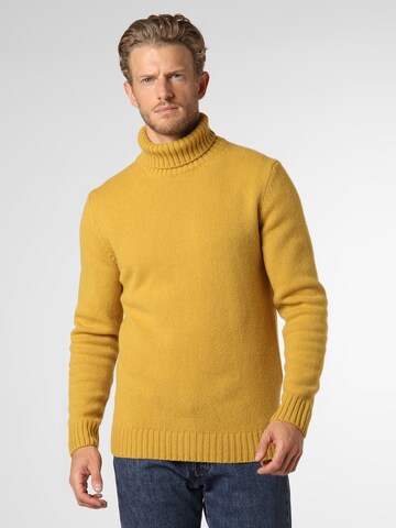 Nils Sundström Sweater in Yellow: front