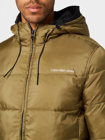 Calvin Klein Jeans Zimska jakna | zelena barva
