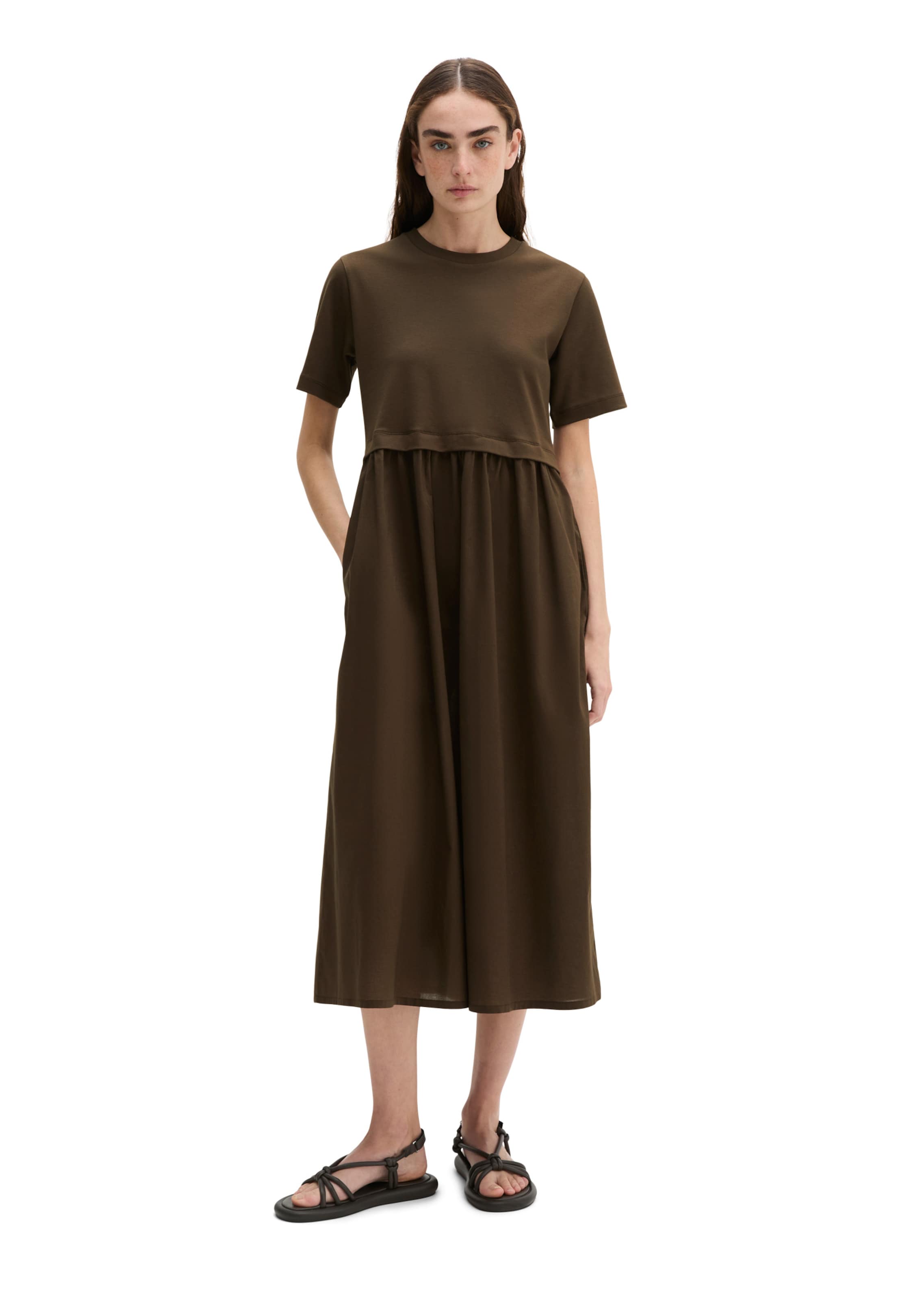 Marc O'Polo Dress in Brown: front