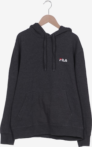 FILA Sweatshirt & Zip-Up Hoodie in L in Grey: front