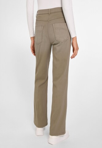 Basler Wide Leg 5-Pocket Jeans in Beige
