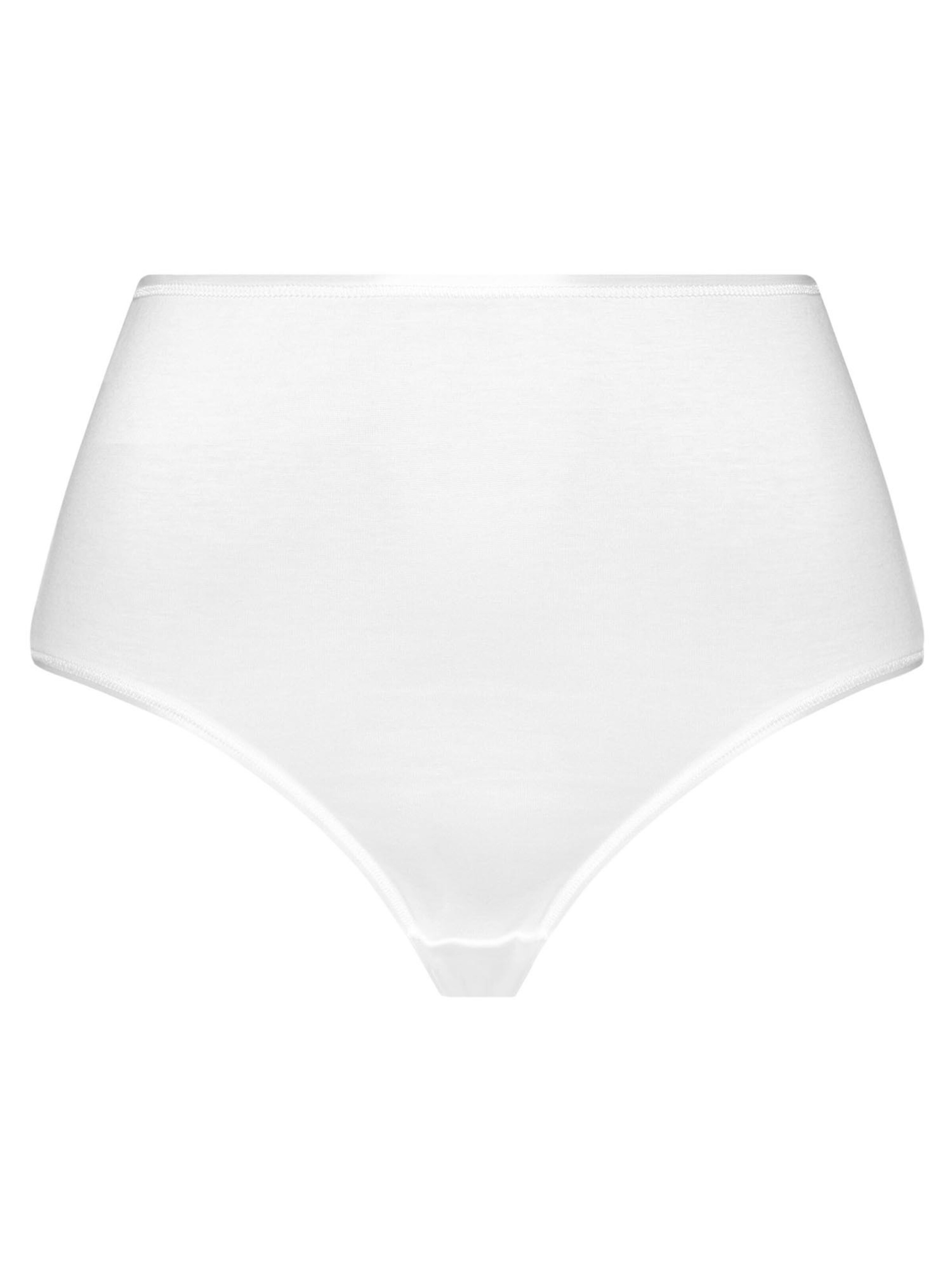 Hanro Panty 'Cotton Seamless' in White: front