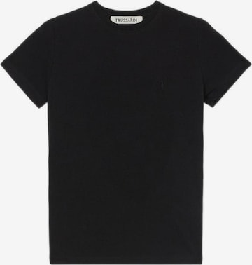 T-shirt Trussardi en noir : devant