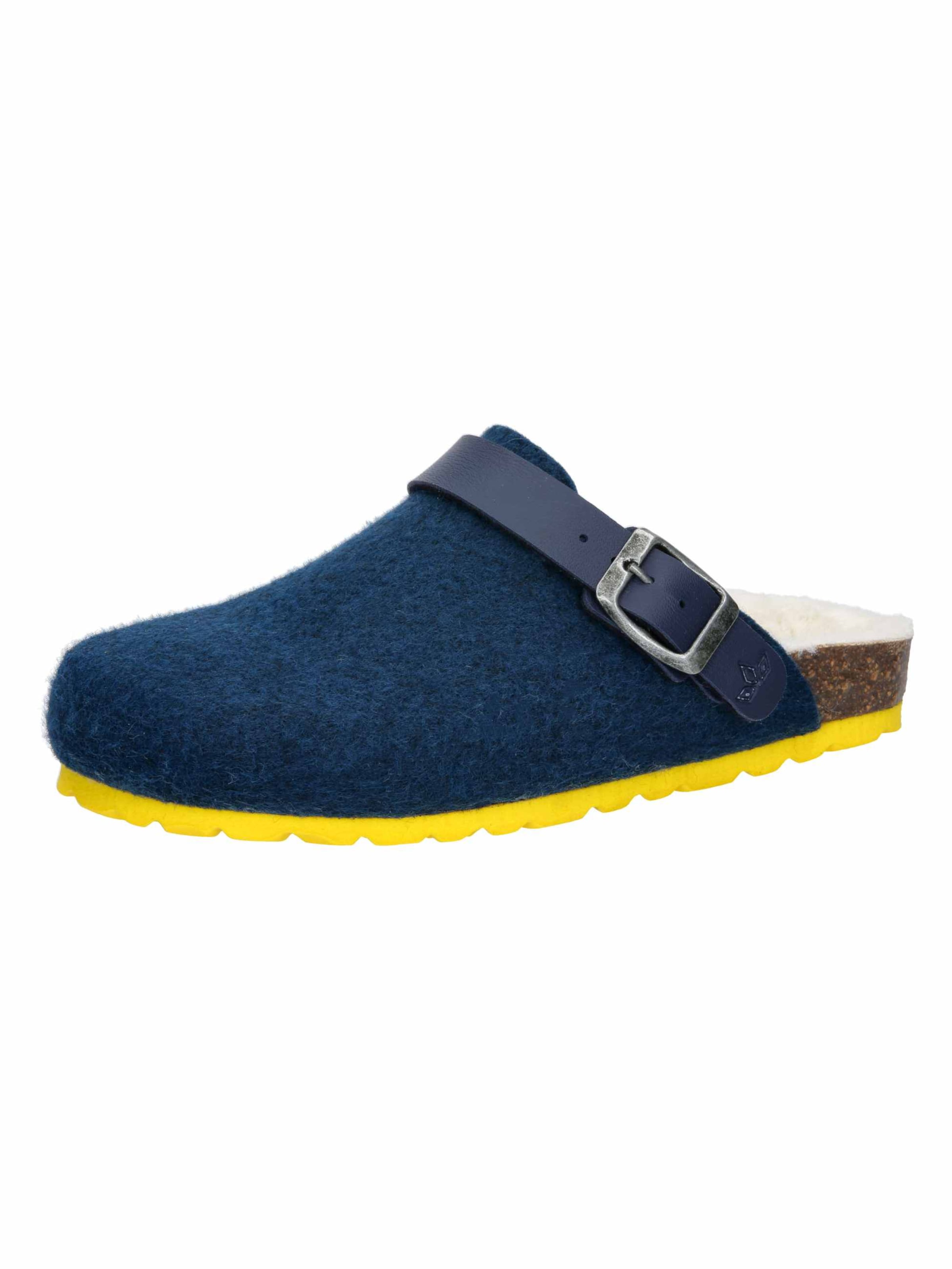 LICO Hausschuh in Blau: Vorderseite