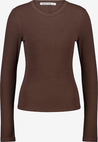 America Today Shirt in Bruin: voorkant