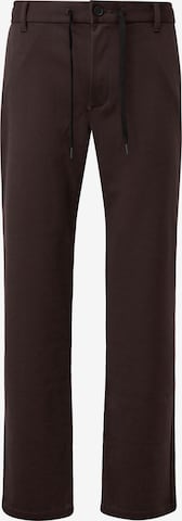 Regular Pantalon chino QS en marron : devant