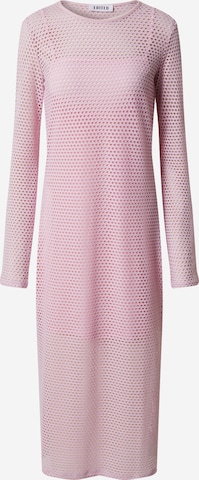 EDITED Knitted dress 'Zuleika' in Pink: front