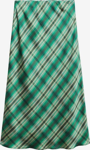 MANGO Skirt 'Scot' in Green: front