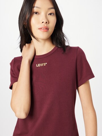 LEVI'S ® Shirt 'Graphic Rickie Tee' in Rood