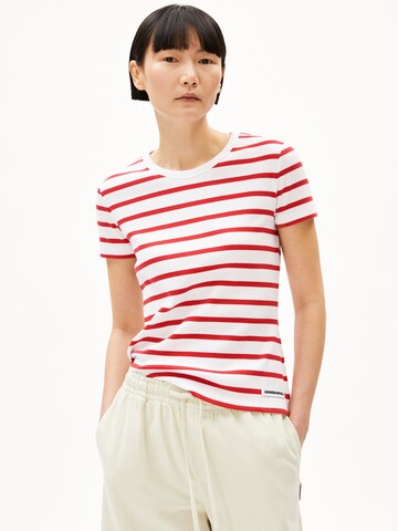 ARMEDANGELS Shirt in Wit: voorkant