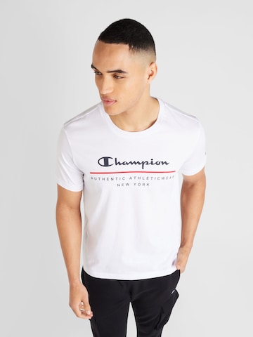 Champion Authentic Athletic Apparel Μπλουζάκι σε λευκό: μπροστά