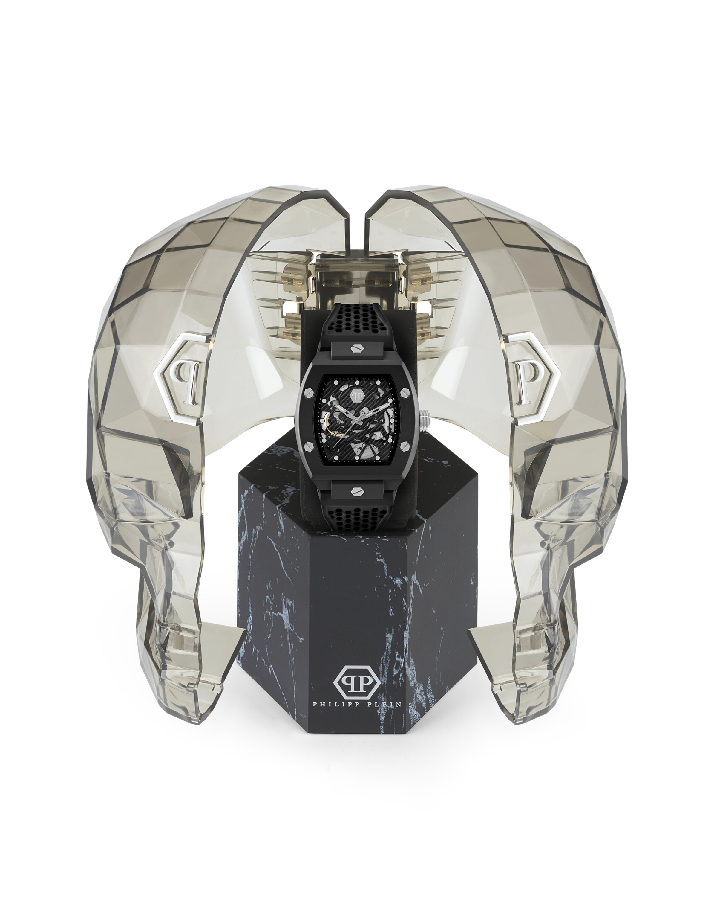 Philipp Plein - Reloj analógico 'The Skeleton' en negro