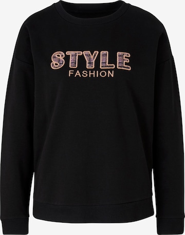 Rick Cardona by heine Sweatshirt in Zwart: voorkant