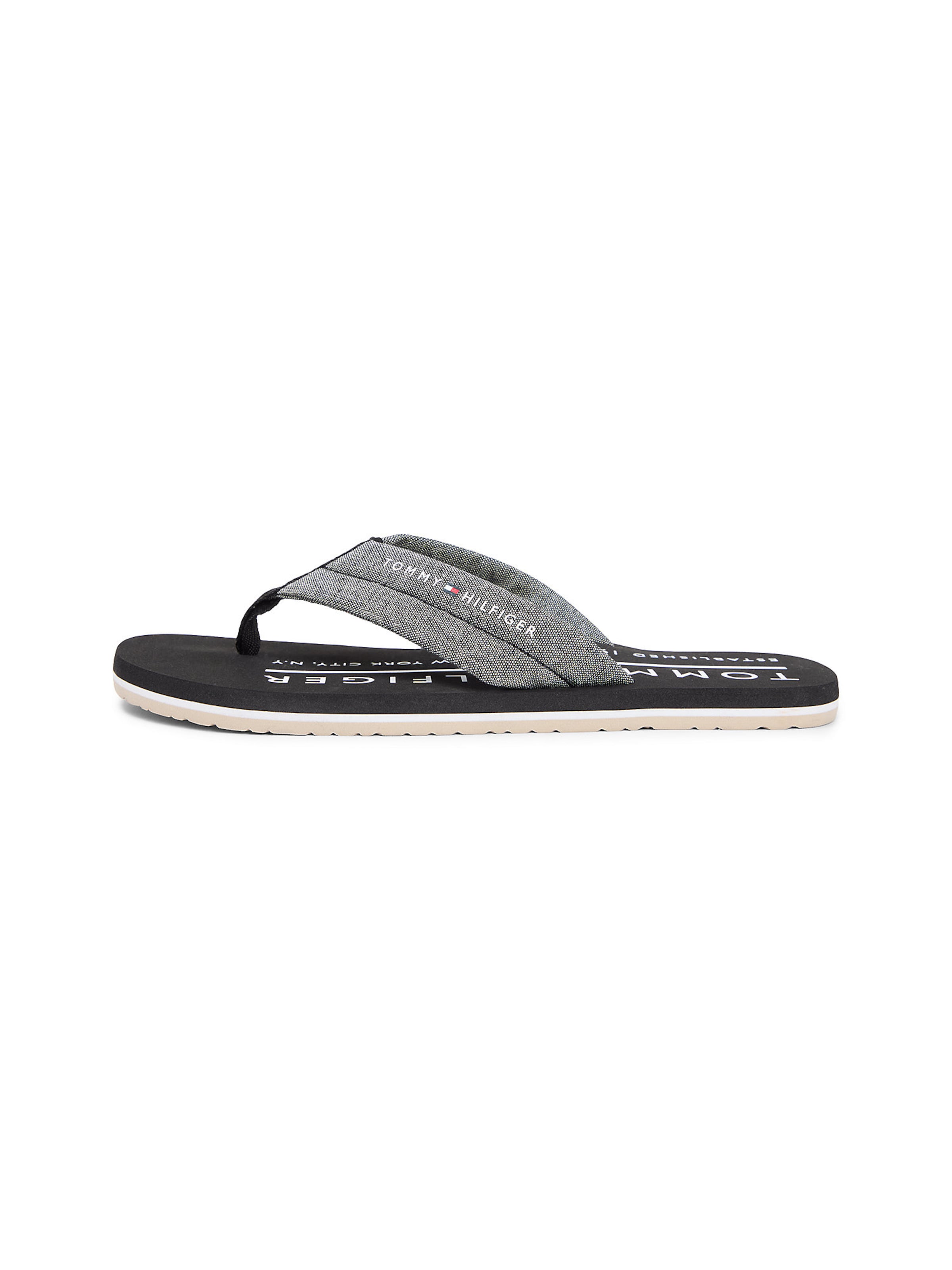 TOMMY HILFIGER Teenslippers in Grijs: voorkant