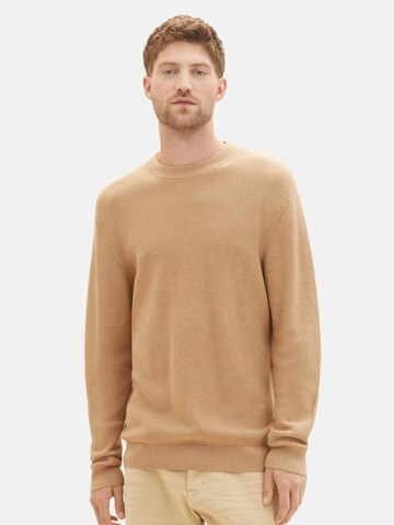 TOM TAILOR Trui in Beige: voorkant