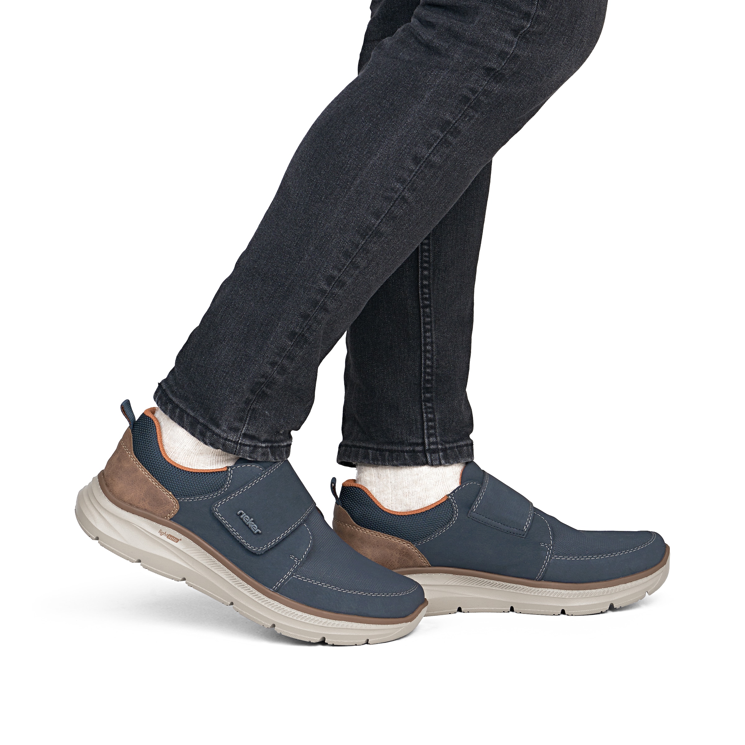 Chaussure à lacets Rieker en bleu