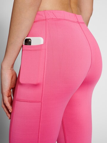 Hummel Skinny Sportbroek 'MT MABLEY' in Roze