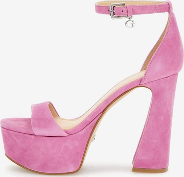 GUESS Sandale 'Idas' in Pink: predná strana