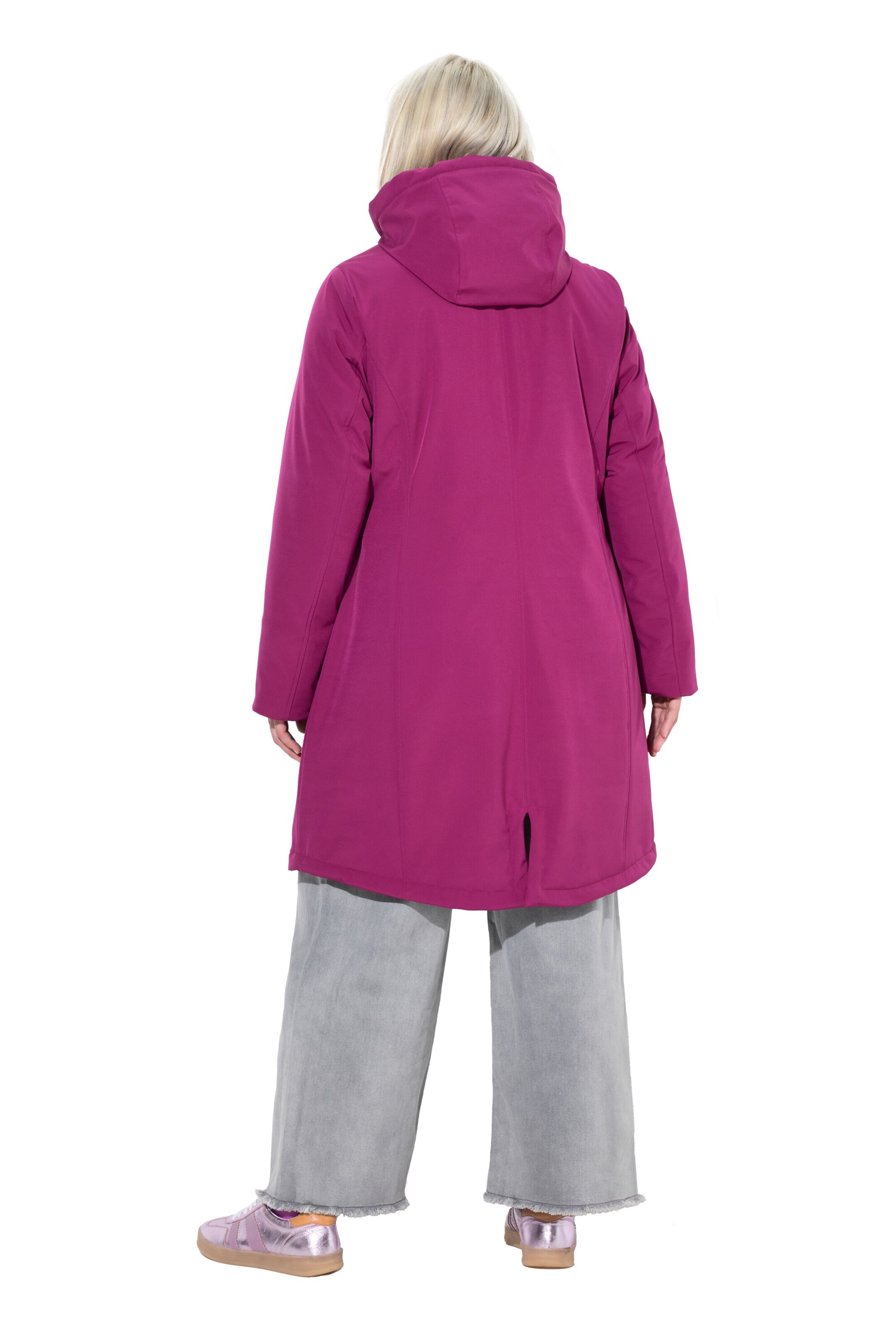 Ulla Popken Between-season jacket in Purple