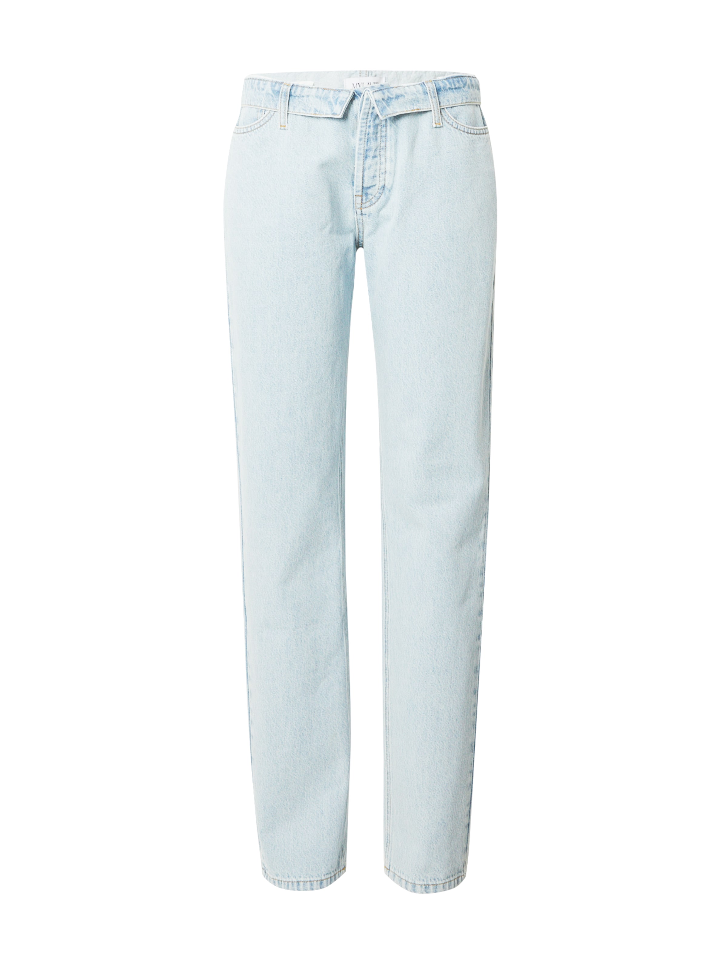 Largi Jeans de la MYLAVIE by Sarah Harrison pe albastru: față