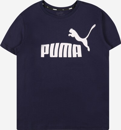 PUMA T-Krekls, krāsa - tumši zils / balts, Preces skats