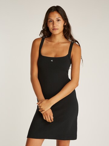 Calvin Klein Jeans Φόρεμα σε μαύρο: μπροστά