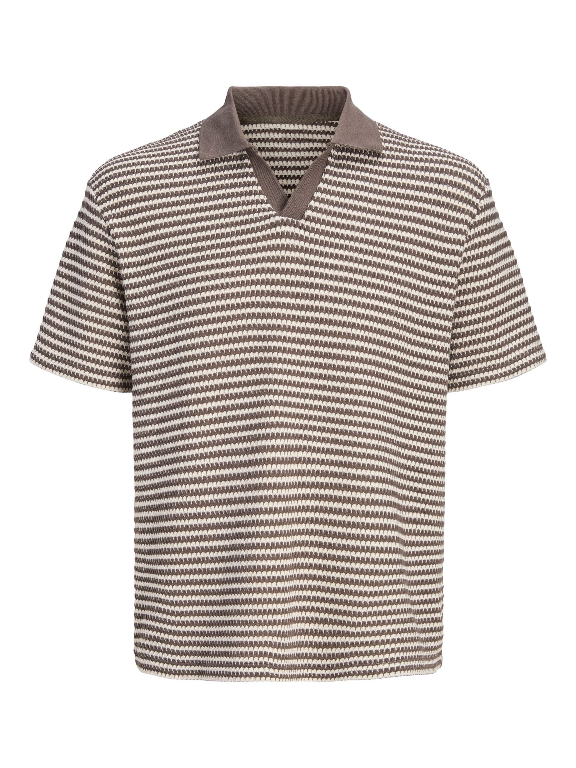 JACK & JONES Sweater in Brown: front