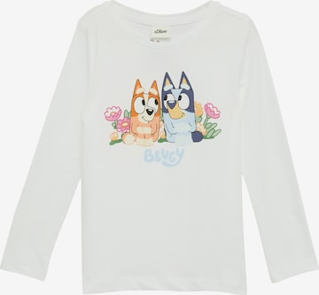 T-Shirt s.Oliver en blanc : devant