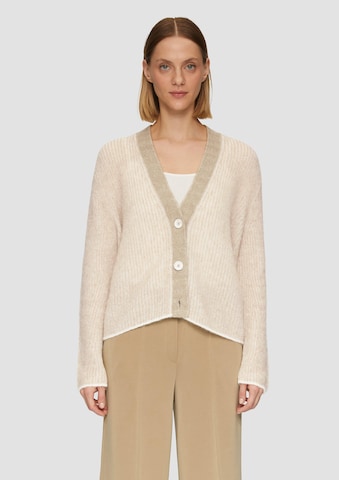 Cardigan s.Oliver BLACK LABEL en beige : devant