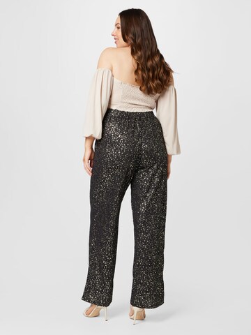 Wide leg Pantaloni 'PELLA' di ONLY Curve in nero