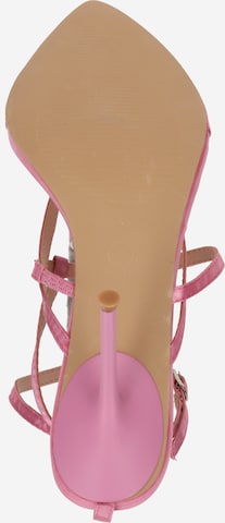 Misspap Sandalen met riem in Roze