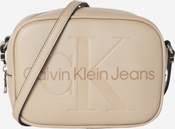 Calvin Klein Jeans Crossbody Bag in Beige