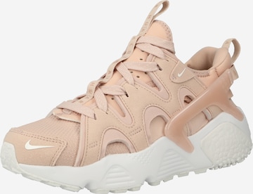 Baskets basses 'AIR HUARACHE CRAFT' Nike Sportswear en rose : devant