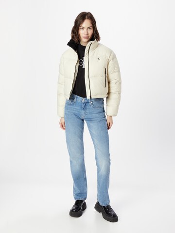 Calvin Klein Jeans Jacke in Beige