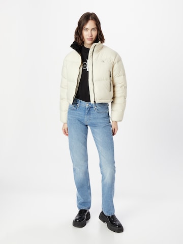 Calvin Klein Jeans Prechodná bunda - Béžová