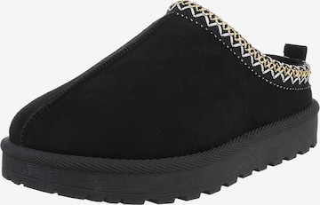 Ital-Design Mules in Black: front