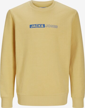 Sweat Jack & Jones Junior en jaune : devant