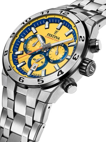 FESTINA Zegarek analogowy 'Chronograph Chrono Bike' w kolorze żółty