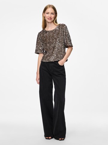 PIECES Bluse 'PCKam' i brun