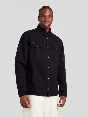 Regular fit Camicia di ANTONY MORATO in nero: frontale