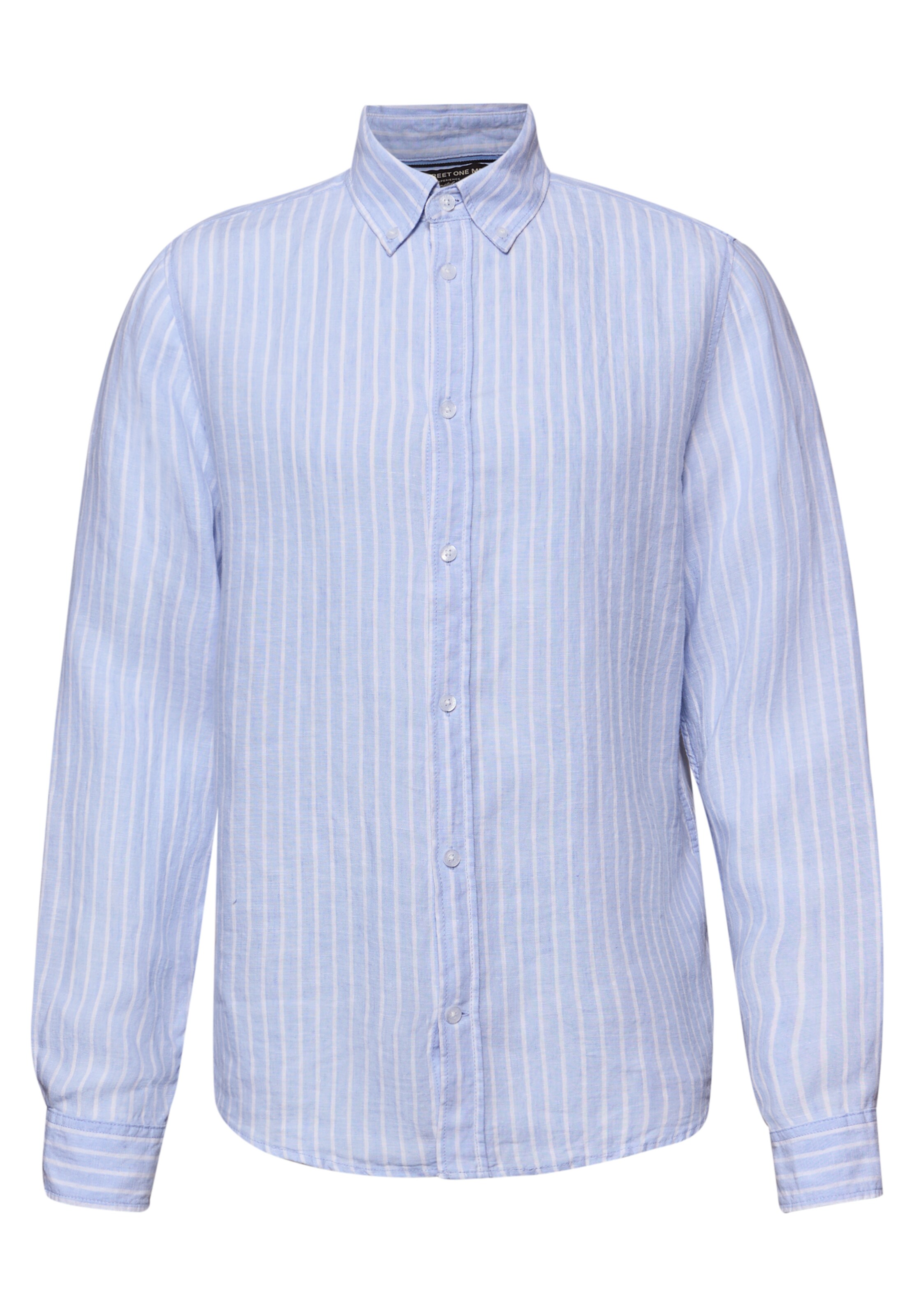 Street One MEN Business Shirt in mottled blue / White, Item view