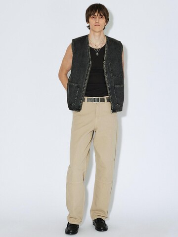 Dr. Denim Vest 'Enver Worker' in Black