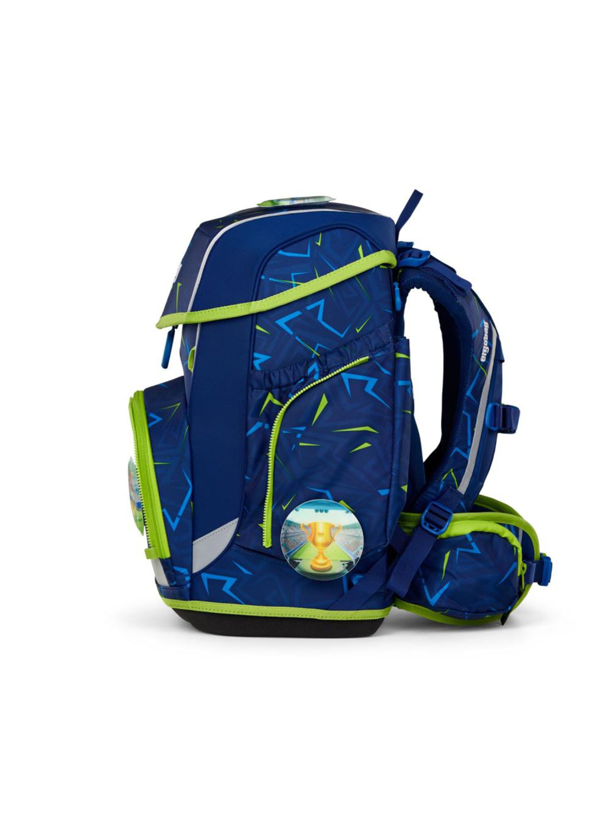 ergobag Rucksack 'Cubo Set 5 tlg'‌‌‌‌‌‌‌‌‌ in Blau