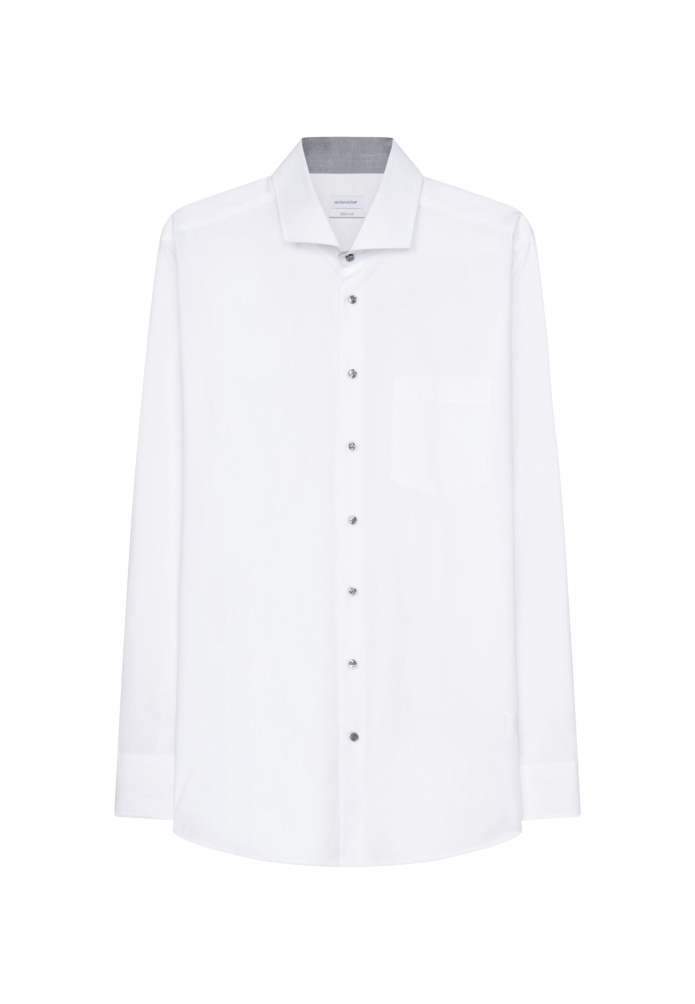 Coupe regular Chemise SEIDENSTICKER en blanc : devant