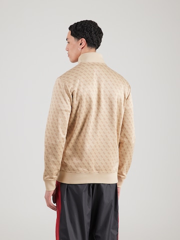 GUESS - Casaco de treino em moletão 'Korbin' em castanho