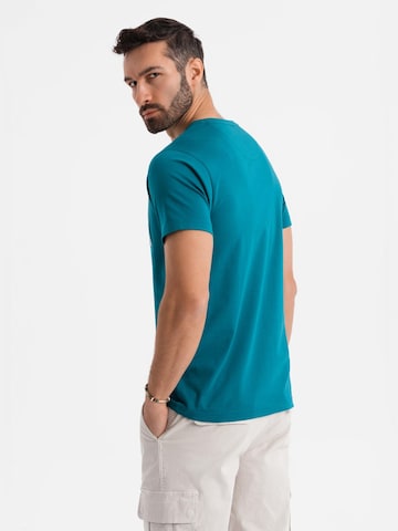 Ombre Shirt in Blauw