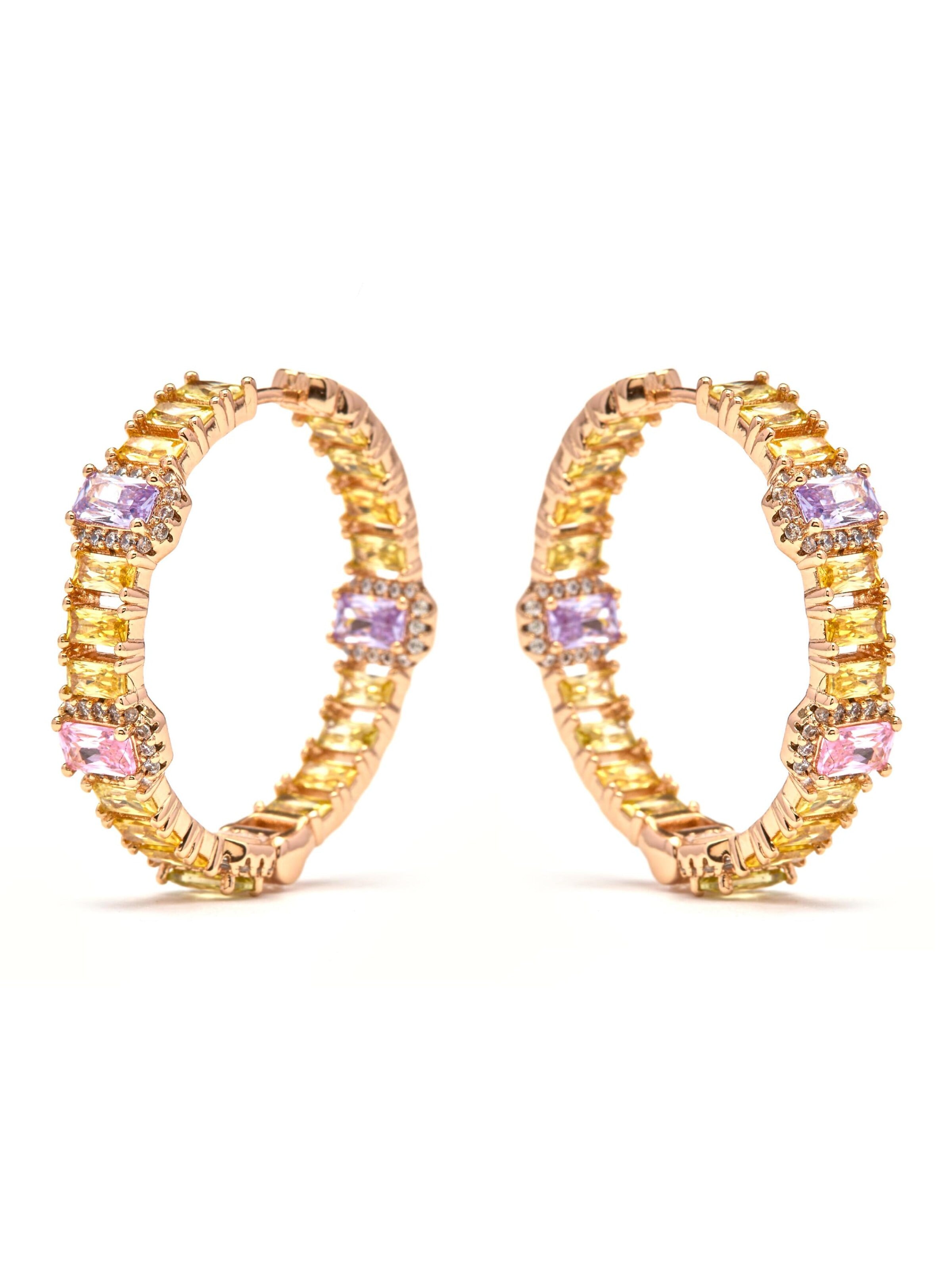 Luxenter Earrings 'Phisma' in Mixed colors