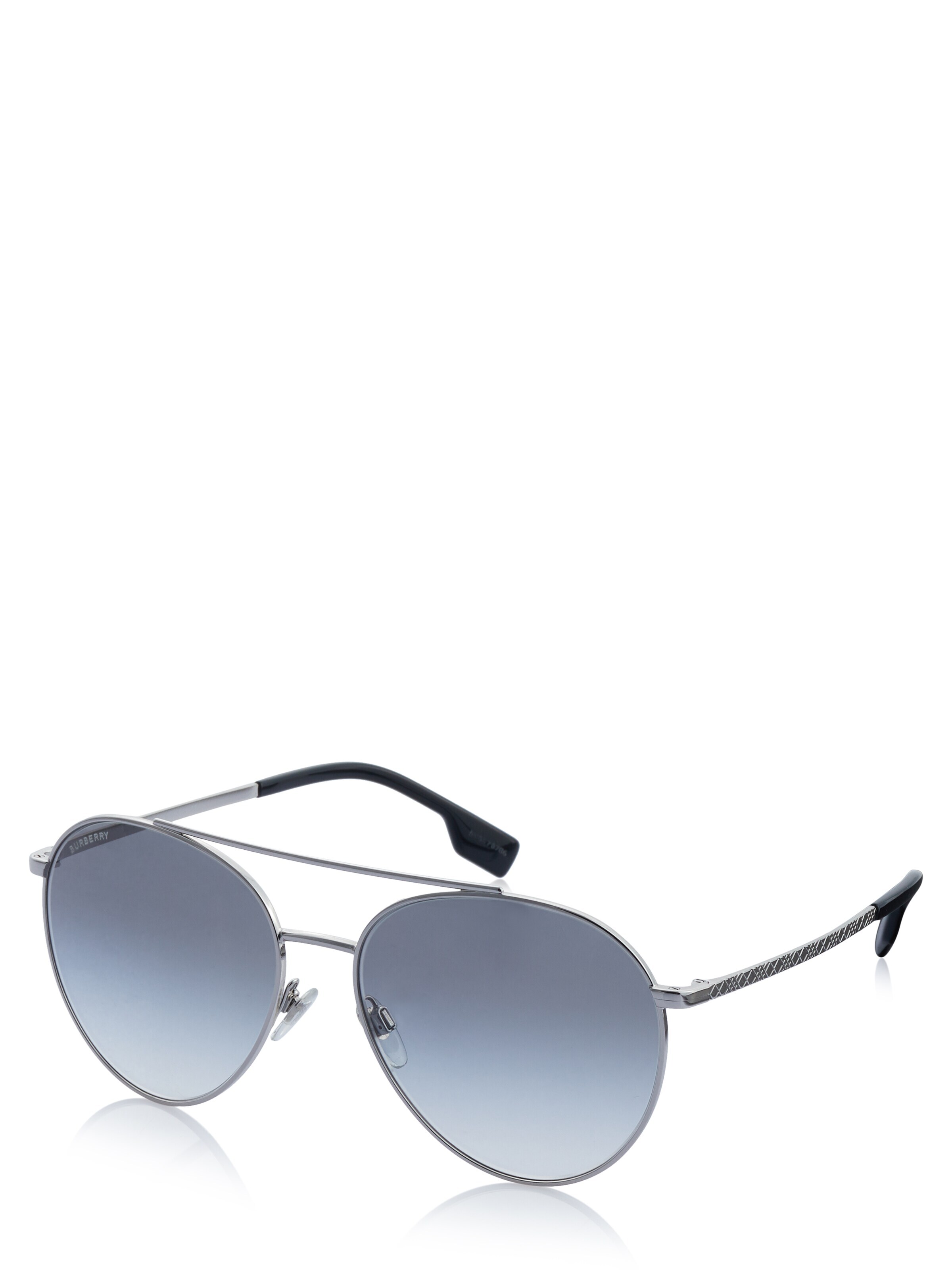 BURBERRY Solglasögon i silver: framsida