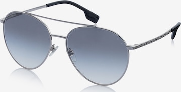 Lunettes de soleil BURBERRY en argent : devant