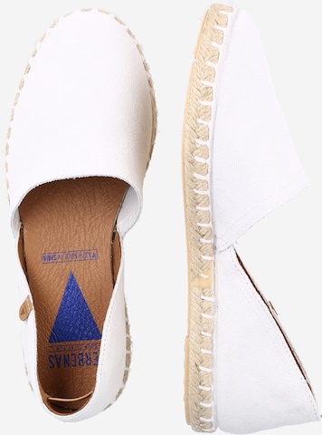 VERBENAS Espadrilles 'Carmen' in Wit